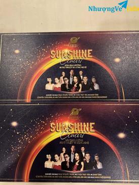 Ảnh Cần bán vé liveshow Sunshine 23/1- TTHNQG