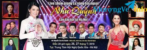 Ảnh Cần mua lại vé Liveshow Như Quỳnh 2018 tại Trung tâm hội nghị quốc gia Hà Nội