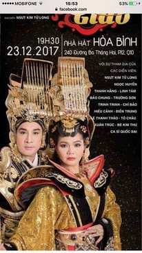 Ảnh BÁN VÉ CẢI LƯƠNG LIVESHOW " KIM TƯ LONG" XỬ ÁN PHI GIAO. LIÊN HỆ MUA VÉ : 0932762765