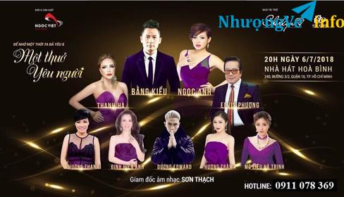 Ảnh [Showbiz-viet.com] 0911078369 BÁN VÉ BẰNG KIỀU; NGỌC ANH " MỘT THUỞ YÊU NGƯỜI " NGÀY 6/7 TẠI TPHCM