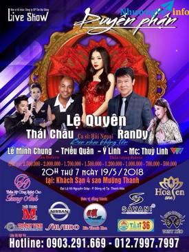 Ảnh Liveshow LỆ QUYÊN 20h 19/5