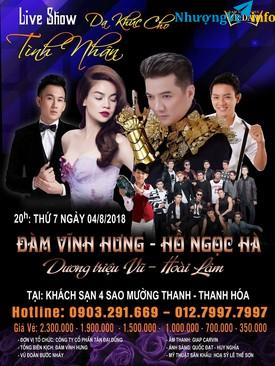 Ảnh Liveshow ĐÀM VĨNH HƯNG - HỒ NGỌC HÀ