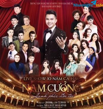 Ảnh BÁN VÉ LIVESHOW NAM CƯỜNG - LH 0997779177