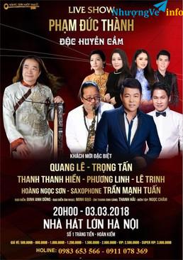 Ảnh Bán vé Đêm nhạc Độc Huyền Cầm - Phạm Đức Thành