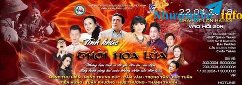 Ảnh [TOP SHOWS - 0971.995.559] BÁN VÉ ĐÊM NHẠC “THỜI HOA LỬA” NGÀY 22-04 TẠI NHÀ HÁT LỚN.
