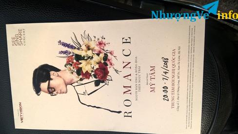 Ảnh Cần mua vé MỜI,VIP và các hạng vé - Hà Anh Tuấn 7/4 tại TTHNQG Hà nội