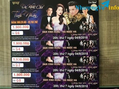 Ảnh Vé show 4/8 Ho Ngoc Ha giá siêu rẻ