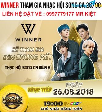 Ảnh BÁN VÉ CHUNG KẾT NHẠC HỘI SONG CA 26.08.2018