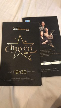 Ảnh Cần nhượng lại cặp vé Liveshow MB Bank