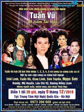 Ảnh CẦN MUA VÉ LIVESHOW TUẤN VŨ - TTHNQG Hà Nội