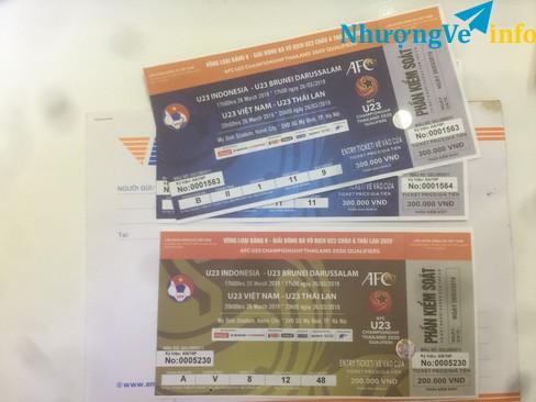 Ảnh Vé bóng đá U23 Việt Nam & U23 Thái Lan