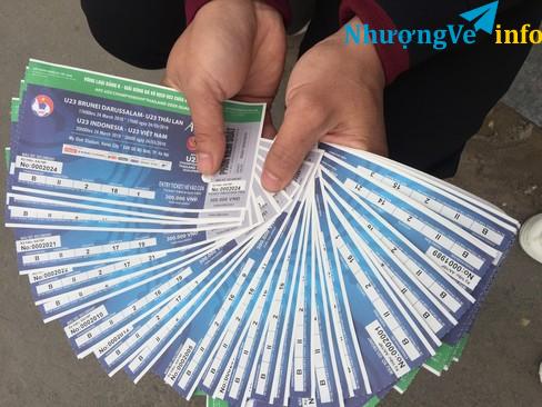 Ảnh Pass vé trận indo,Thái lan cửa 123 đẹp 50 căp liên nhau , chênh 50k
