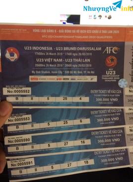 Ảnh Nhượng 4 vé U23 Việt Nam-U23 Thái Lan vị trí đẹp
