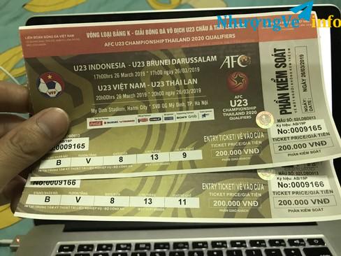 Ảnh Vé khán đài B Việt Nam Thái Lan