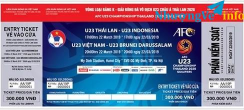 Ảnh Nhận đặt vé xem bóng đá các trận đấu bảng K vòng loại U 23 Châu Á  diễn ra tại SVĐ Mỹ Đình