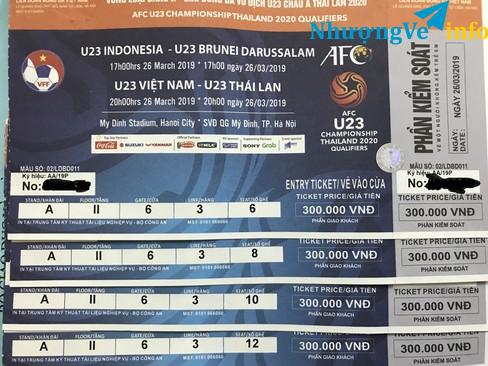 Ảnh Vé bóng đá bán kết VietNam Thailand, vé loại 300k