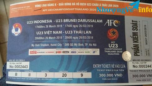 Ảnh Vé trận Việt nam- thái lan, Việt nam- Indonesia
