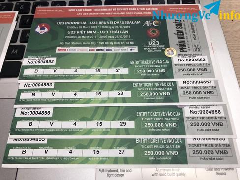 Ảnh Vé Việt Nam - Thái Lan 26/3 còn mấy cặp bán nốt