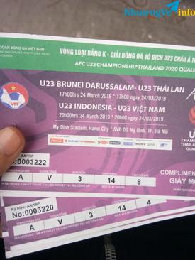 Ảnh Bán vé mời việt nam-indo