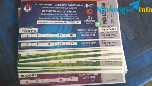 Ảnh MÌNH CÓ CÁC LOẠI VÉ TRẬN ,VIỆT NAM THÁI LAN U23 NGÀY ,26/3