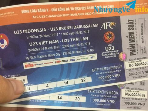 Ảnh Cần bán cặp vé khán đài B, tầng II, cửa 4, giá 1 triệu