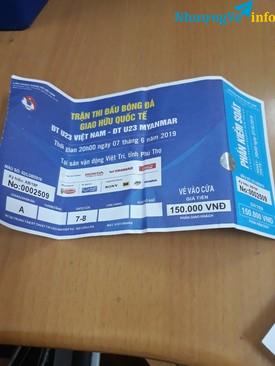 Ảnh Vé xem trân viêt nam myanmar