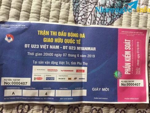 Ảnh Tớ có cặp vé vip cần pass lại và vé khán đài ab