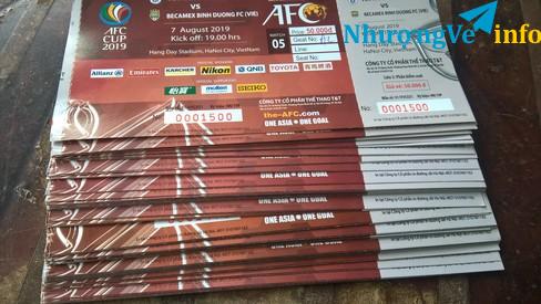 Ảnh Nhận đặt vé Chung kết lươtvề AFC Cup 2019 khu vực Đông Nam Á Hà Nội FC và Bình Dương