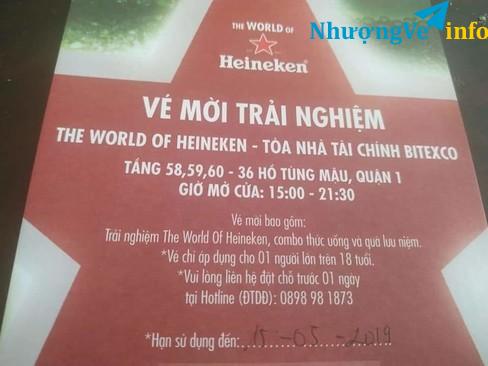Ảnh Vé bitexco the world of Heineken