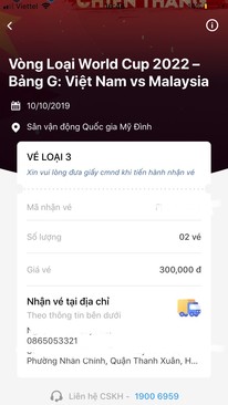 Ảnh Vé bóng đá Việt Nam- Malaysia ngày 10/10 vòng loại world cup