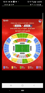 Ảnh vé trận việt nam vs malaysia ngày 10/10