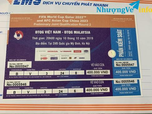 Ảnh Bán vé vietnam-malaysia 10/10