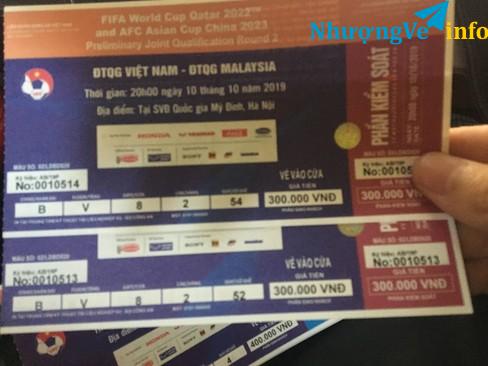 Ảnh Cần bán 2 vé Khán đài B tầng V cửa 8 mệnh giá 300k