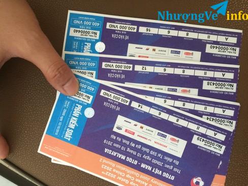 Ảnh Pass cặp vé mệnh giá 400 khán đài A