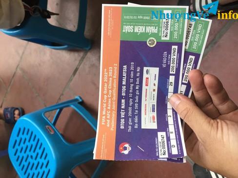 Ảnh Bán nhanh 2 cặp vé loại 2 và loại 4