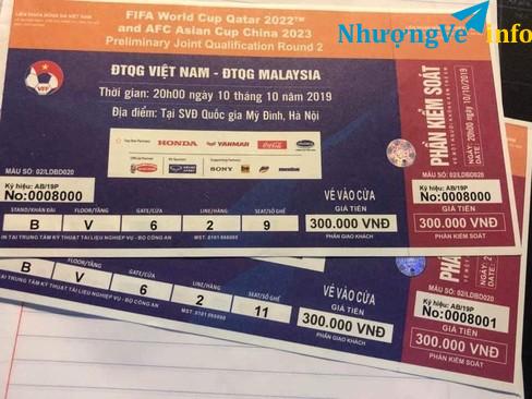 Ảnh VÉ VN-MALAYSIA 10/10