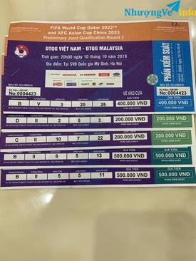 Ảnh MÌNH CÓ 1 SỐ VÉ BÓNG ĐÁ CÁC MỆNH GIÁ TRẬN VIỆT NAM 10/10 (0827199982 )