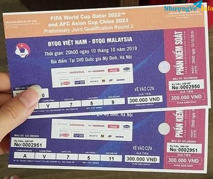 Ảnh Vé loại 300k VN - Malaysia, gdtt Hanoi