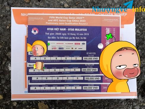 Ảnh Pass 2 cặp vé mệnh giá 400 khán đài A giá bèo