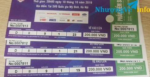 Ảnh 3 vé Hàng D sát nhau 2tr2 3 vé