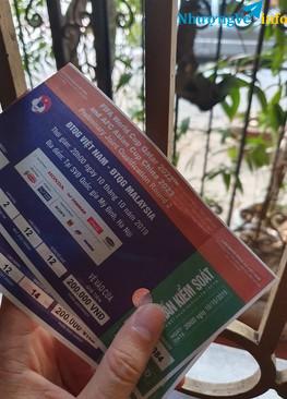 Ảnh Bán 2 cặp vé loại 200k trận Việt Nam-Malaysia. Khán đài C, cửa 02