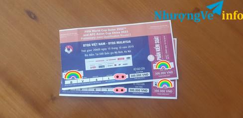 Ảnh 02 VÉ BÓNG ĐÁ VIỆT NAM - MALAYSIA, HẠNG 300K