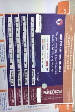 Ảnh pass lại 2 cặp vé khán đài A chỗ đẹp 2tr5/1 cặp