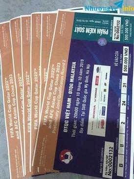 Ảnh 03 cặp vé khán đài B hạng 500k