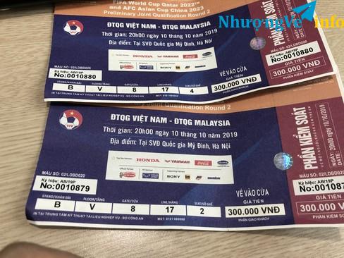 Ảnh Bán cặp vé 300k vn malaysia