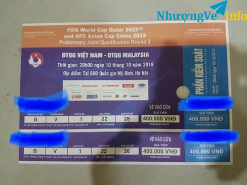 Ảnh Bán cặp vé 400k khán đài B chính giữa sân luôn