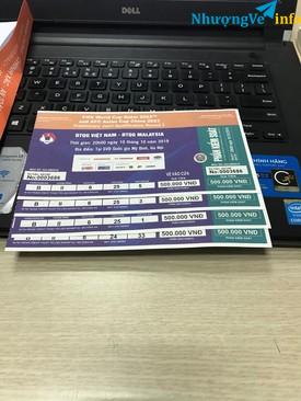 Ảnh Bán vé bóng đá Việt Nam - Malaysia ngày 10/10/2019 loại mệnh giá 500k