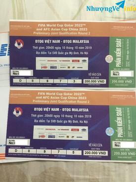 Ảnh bán cặp vé 200k khán đài D tại hà nội