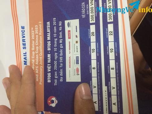 Ảnh Bán nố cặp vé này 1400000 mệnh giá 300
