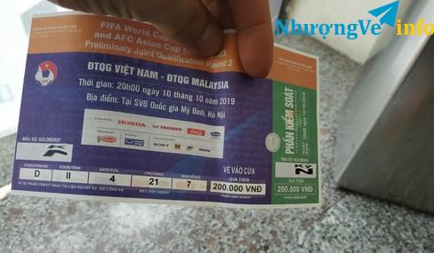 Ảnh Bán 2 vé lẻ Việt Nam vs Malaysia (300k+200k)